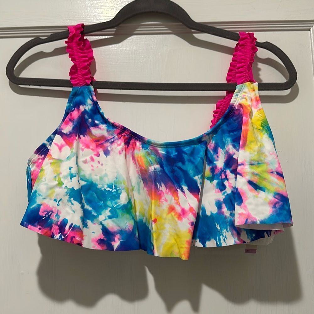 SO Flounce Bikini Top - NEW WITH TAG
